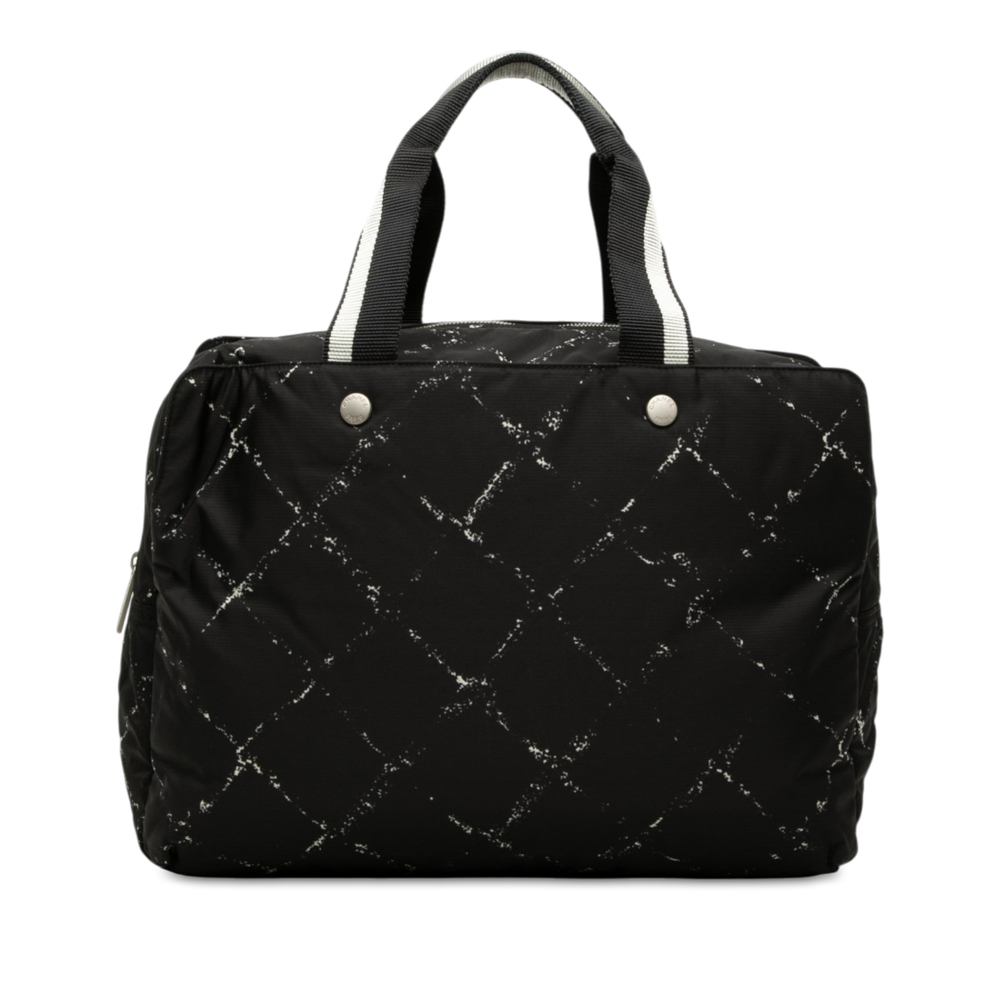 Pre-Loved Chanel Old Travel Line Nylon Handbag